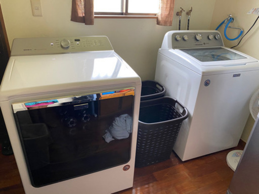 【アメリカ製・MAYTAG】洗濯機&乾燥機(セット)