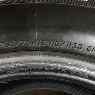 YOKOHAMA GEOLANDAR A/T-S LT285/75R16 16インチ 夏タイヤ 4本 2015年製 バリ溝 ランクル等 (VTA410) クレジットカード QR決済可能 − 北海道