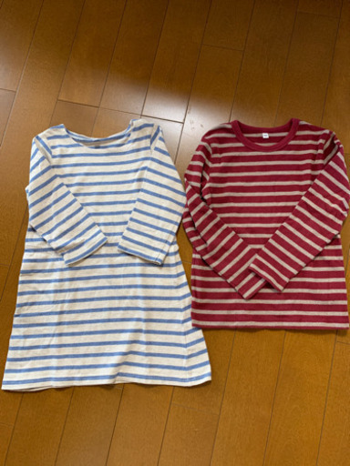 無印良品七分袖ワンピース 長袖tシャツ 1cm Makimai 武蔵関のキッズ用品 子供服 の中古あげます 譲ります ジモティーで不用品の処分