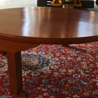 丸型　テーブル　折り畳みテーブル　天然木材