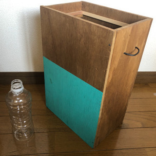 【決まりました】木製のゴミ箱
