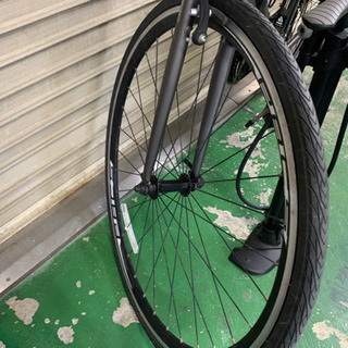 PRECISION SPORTS クロスバイク 28インチ 空気入れ 付き 自転車