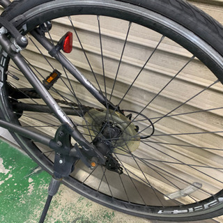 PRECISION SPORTS クロスバイク 28インチ 空気入れ 付き 自転車