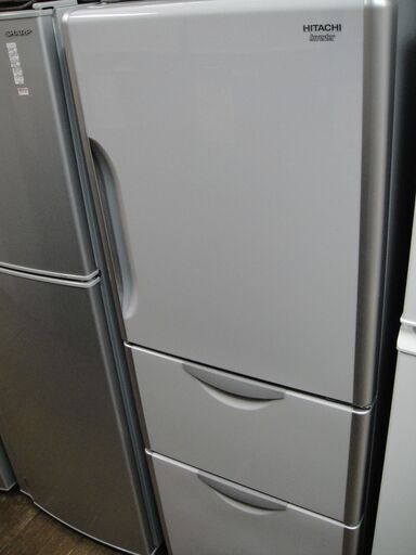 2013年製　日立（HITACHI)　３ドア冷凍冷蔵庫　R-S270DMV　自動製氷付き　265L
