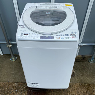 #KS35 シャープ 洗濯乾燥機 プラズマクラスター EST83E1W 8kg