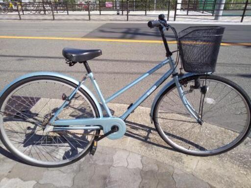 ♪ジモティー特価♪らくらくシマノ内装3段変速付き27型シティサイクル　中古自転車
