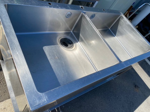 2層式シンク 中古 リサイクルショップ宮崎屋.20.1.14