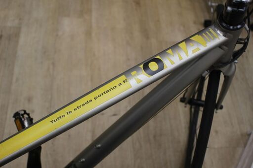 店R495)BIANCHI ROMAⅢ クロスバイク イエロー ビアンキ ローマⅢ 自転車