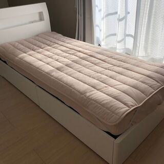 【未使用】値下げしました！セミシングルベッド マットレス付き