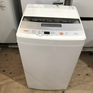 AQUA アクア 洗濯機 4.5kg AQW-S45E（W）