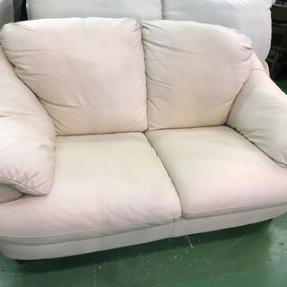 Italsofa イタルソファ 2人掛総本革ソファ+オットマン - ソファ