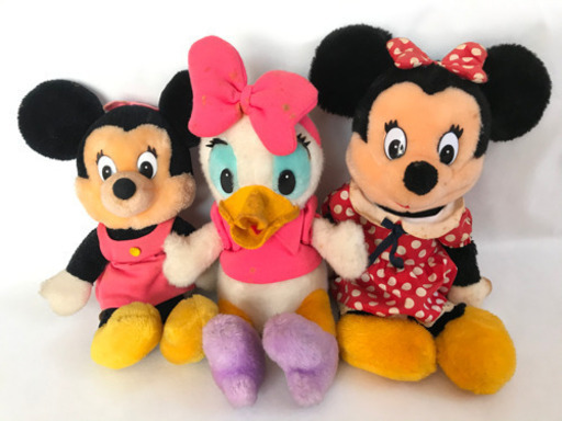 ディズニーミニーデイジーぬいぐるみセット 鈴木 赤土小学校前のおもちゃの中古あげます 譲ります ジモティーで不用品の処分