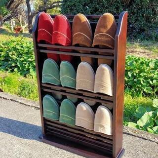 【北海道民芸】スリッパラック 北海道民芸】スリッパラック