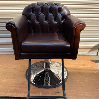 中古】ビューティガレージ 『スタイリングチェア WINDSOR（ウインザー）ブラウン』 買取・査定対象/SO