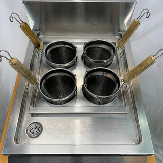 ニチワ/NICHIWA 業務用 卓上型 電気ゆで麺機 4テボ用 三相200V ENB