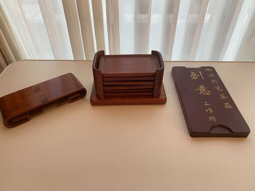 【新品】中国茶　茶器　茶托　お盆　台