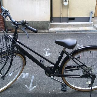無料配達地域あり、税込8,900円、27インチ、ブラック、外装6段変速の ...