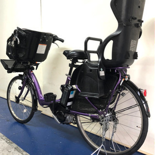 電動アシスト自転車 ヤマハ パスキッス 26インチ 3人乗り 8.7ah 