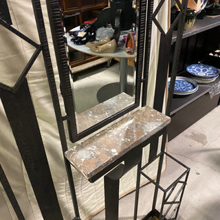 激レア！ベルギー 北欧家具 玄関家具 ラック 傘立て アイアン製