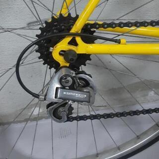 ヴィンテージクロモリロードバイク イエロー フジ