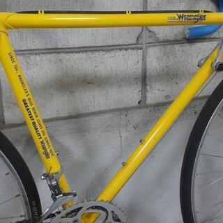 ヴィンテージクロモリロードバイク イエロー フジ