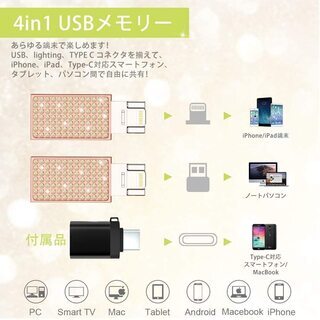 【新品・未使用】iPhone USBメモリー 128GB − 東京都