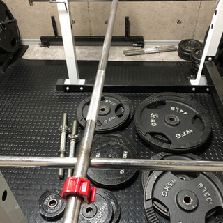 バーベルセット162.5kg プレート152.5kg 2mシャフト10kg