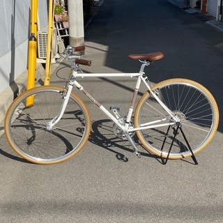 BRUNO クロスバイク 700C 16段変速 AY700 steel 美品