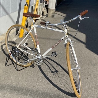 BRUNO クロスバイク 700C 16段変速 AY700 steel 美品