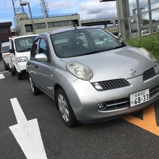 ５万円で乗って帰れます、車検12月まで、諸費用込み　日産マーチA...