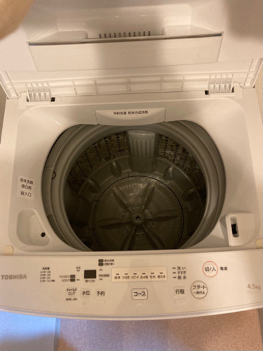 洗濯機 / TOSHIBA  AW-45M7 【10.2、10.3、10.4に取りに来られる方】
