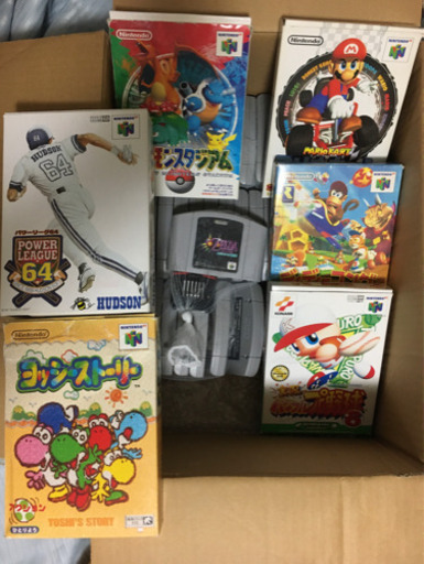 任天堂64本体　2 + コントローラー　7 + ソフトゲーム38箱なし　＋　6 箱付　まとめセット