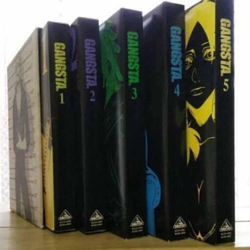ギャングスタ  GANGSTA.　DVD1〜5巻のみ　BOX付