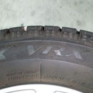 ブリジストンVRX155-65-13アルミホイールセット 