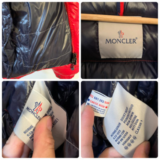 モンクレール　エバー　ダウンジャケット　レッド