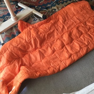 logosの寝袋　オレンジ