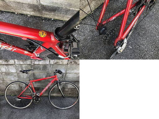 ☆状態〇☆ ロードバイク LOUIS GARNEAU RSR2 レッド ◇ ルイガノ 23C