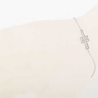 K18WG ダイヤモンド ブレスレット 品番9-167