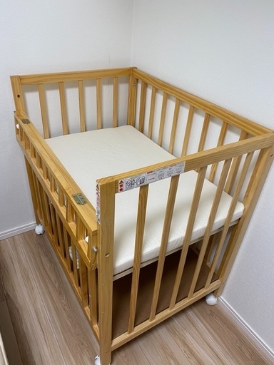 Katoji カトージ ベビーベッド マットレス ミニ 収納有り はな 名古屋のベビー用品 ベビーベッド 家具 の中古あげます 譲ります ジモティーで不用品の処分