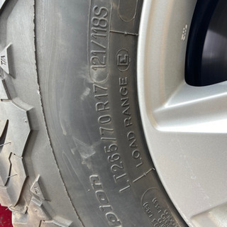 【売約済】【タイヤのみ】BF goodrich All Terrain 265/70R17 