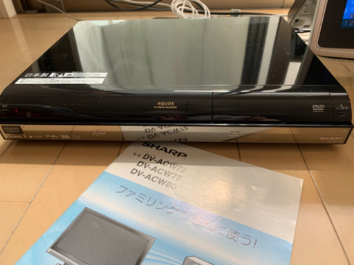 テレビとDVDレコーダー