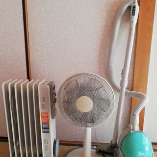 故障品5点 オイルヒーター扇風機掃除機necシーリングライト Dvdプレーヤー Jun 西天下茶屋の生活家電の中古あげます 譲ります ジモティーで不用品の処分 故障品5点 オイルヒーター扇風機掃除機necシーリングライト Dvdプレーヤー Jun 西天下茶屋の生活家電の中古あげます 譲ります ジモティーで不用品の処分