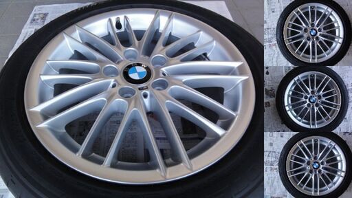 BMW F20 118ｄMスポーツ純正17インチアルミホイール＆ランフラットタイヤ ４本セット