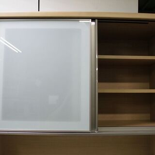 ニトリ食器棚キッチンボードアルミナ2 100KB ニトリ（NITORI） キッチンボード(アルミナ2 100KB DBR) : ニトリ