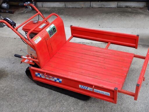 クローラー運搬車（ゴムキャタピラー）　SC-156DC 手動ダンプ式