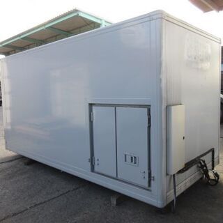 アルミバン ボデー 2t 小型 箱 コンテナ 物置 DIY 倉庫 トラック 