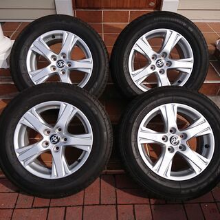新車外し トヨタ純正ホイールタイヤセット 215/65R16 アルファード 