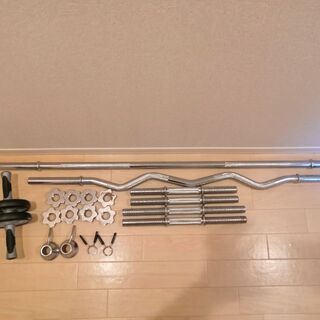 【筋トレ器具一式売ります】ダンベル・バーベル・ベンチ・腹筋ローラーセット