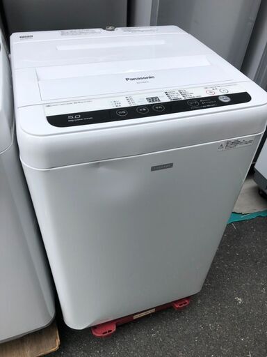☆中古 激安！！Panasonic　洗濯機　5ｋｇ　NA-F50B9C　2016　DJ007　￥12,000！！