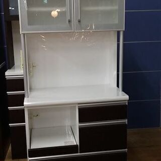 【店舗同時販売中】　シギヤマ家具工業　サンモア　２枚扉キッチンボ...